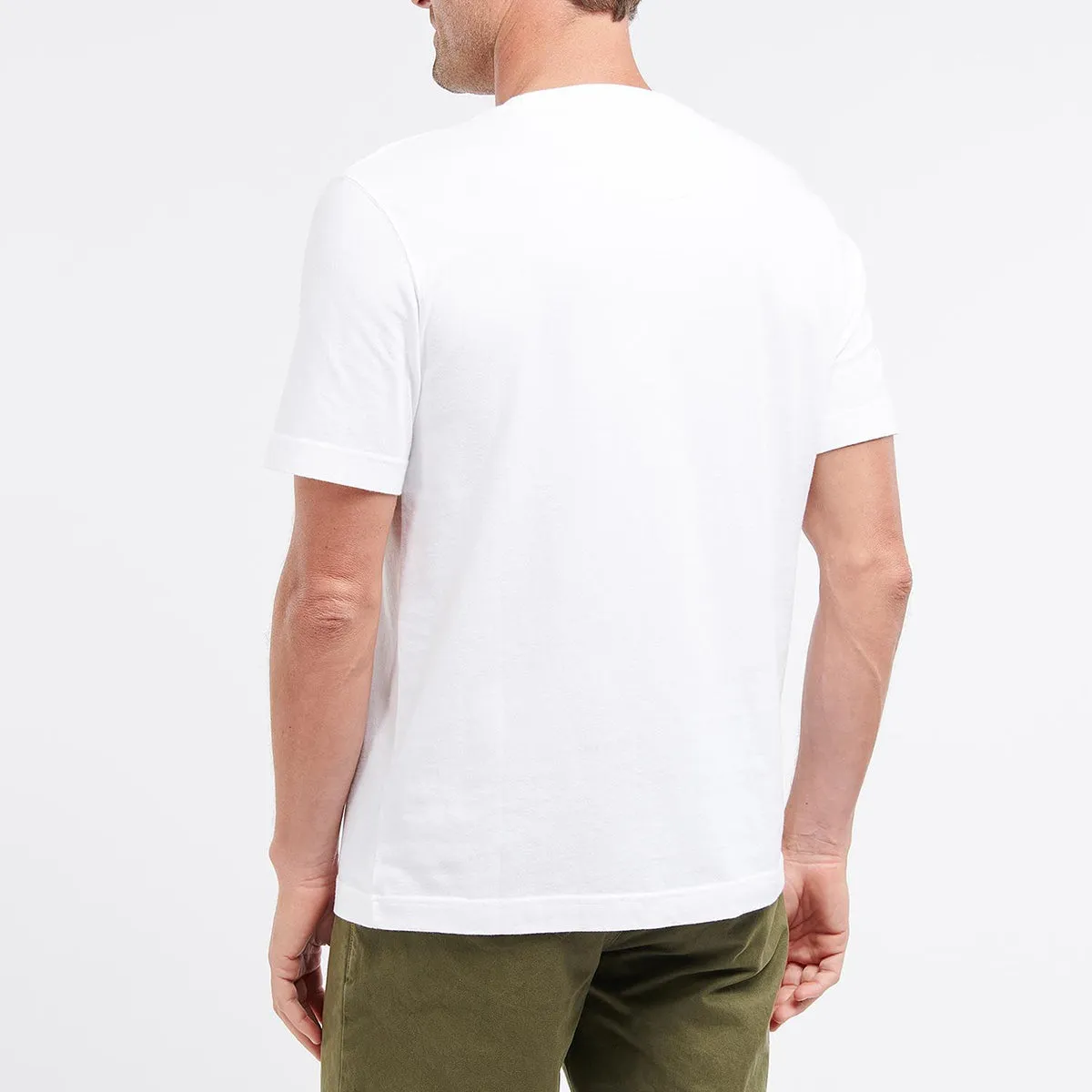 Barbour relaxed sports t-shirt white