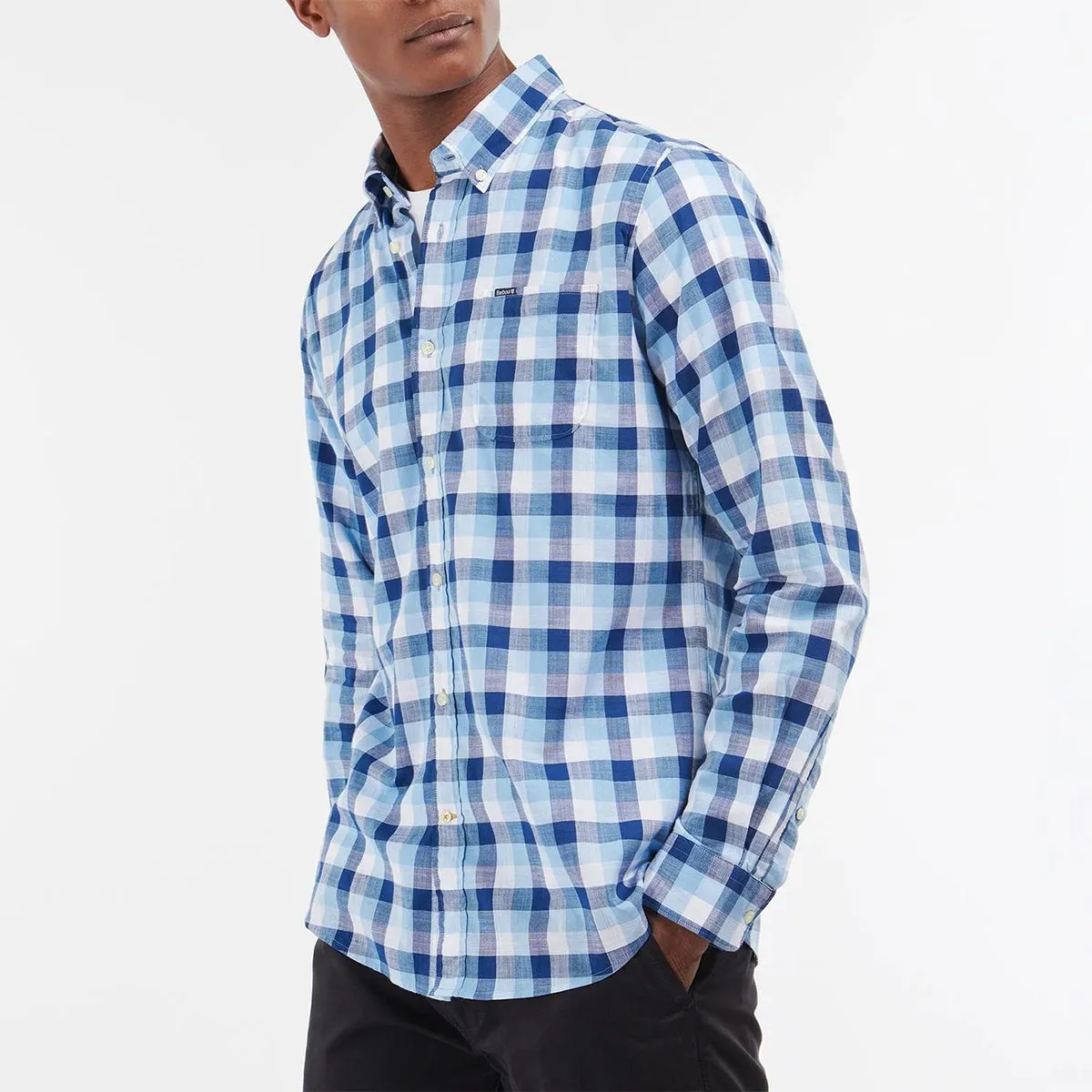 Barbour Wardlow Blue Shirt.