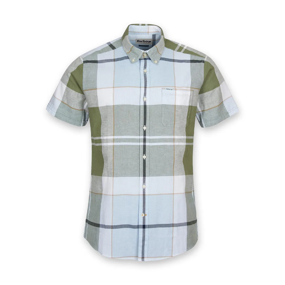 Barbour Washed Olive Shirt - Douglas SS TF