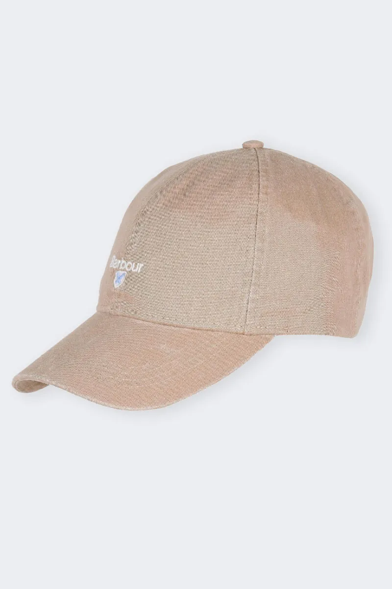 Beige hat with a visor