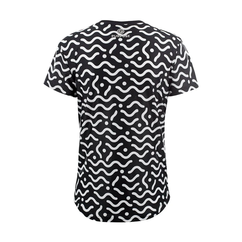 Black Hypermesh Elite Women's Running T-Shirt