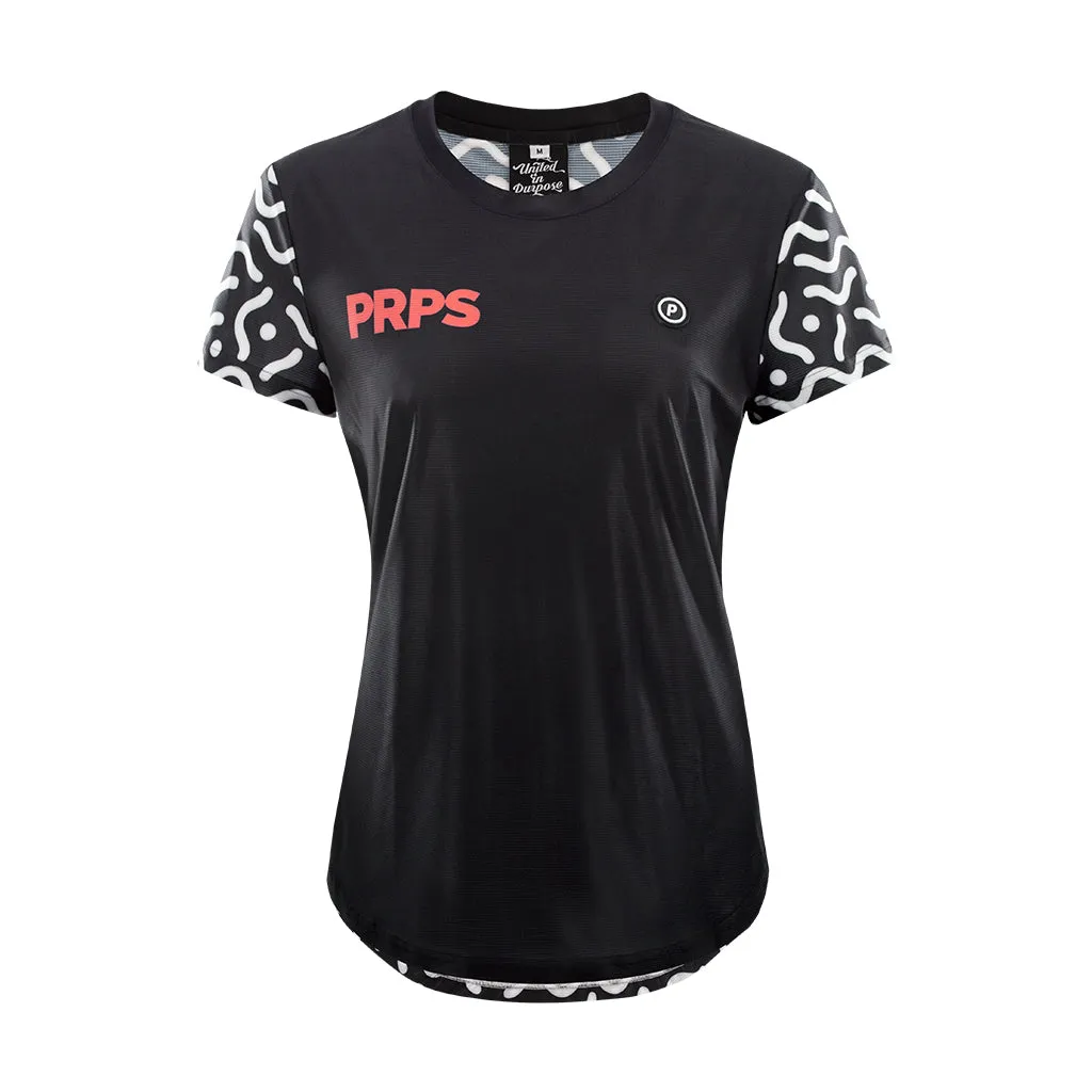 Black Hypermesh Elite Women's Running T-Shirt