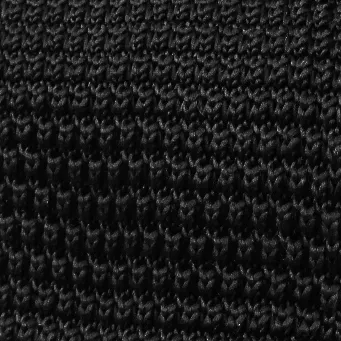 Black Knit Tie - One Result