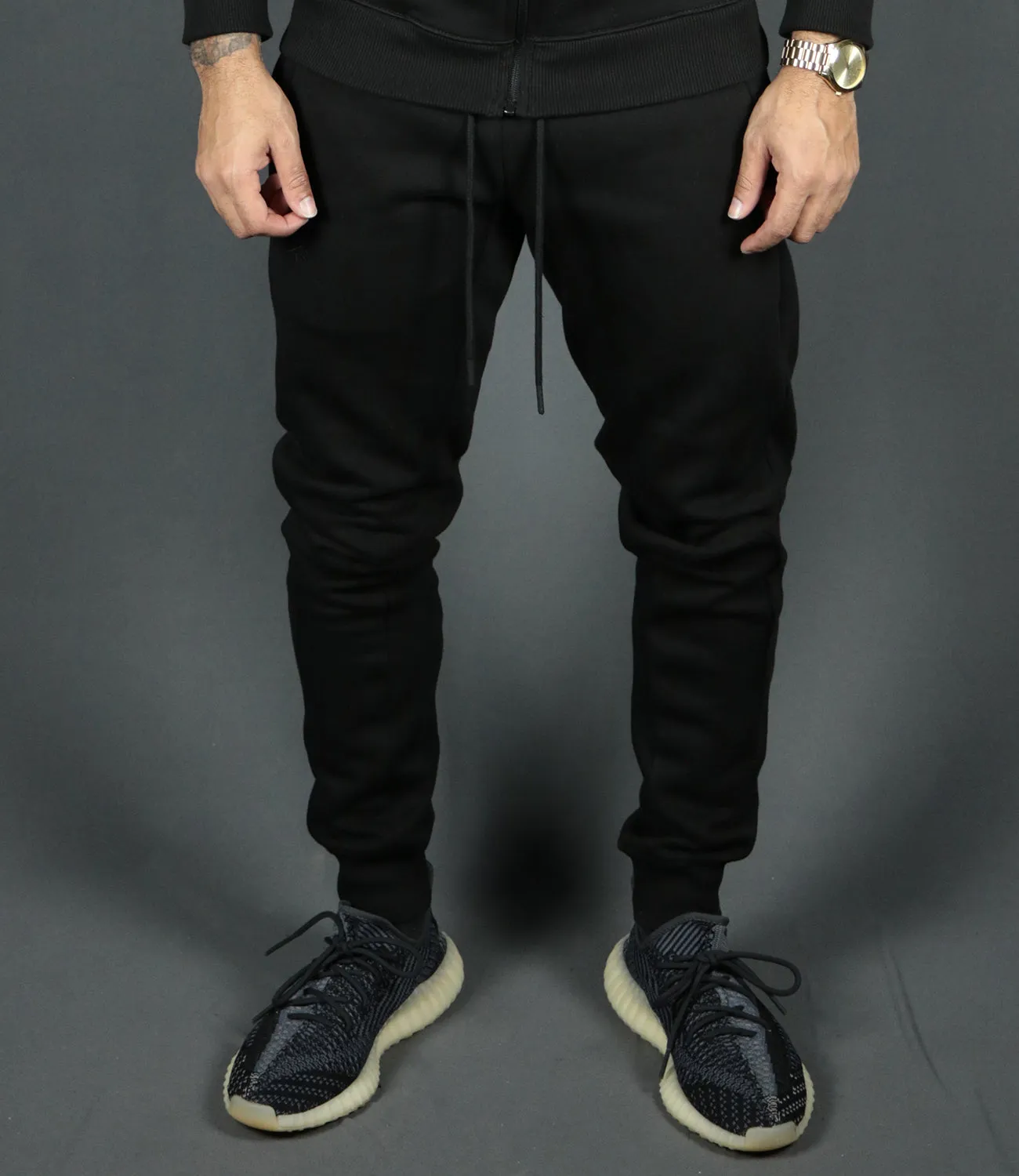 Black Tech Fleece Joggers | Black Basic Fleece Sweatpants | Black Jordan Craig Joggers - buy, shop, purchase, order now, online,