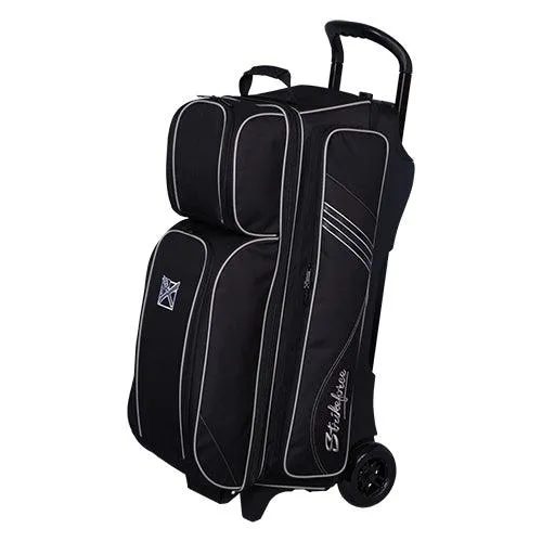 Black Triple Roller Bowling Bag - KR Strikeforce LR3 Sport