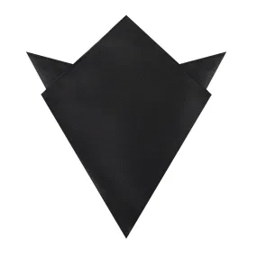 Black Weave Pocket Square - Get elegant black weave pocket squares for any occasion at affordable prices.