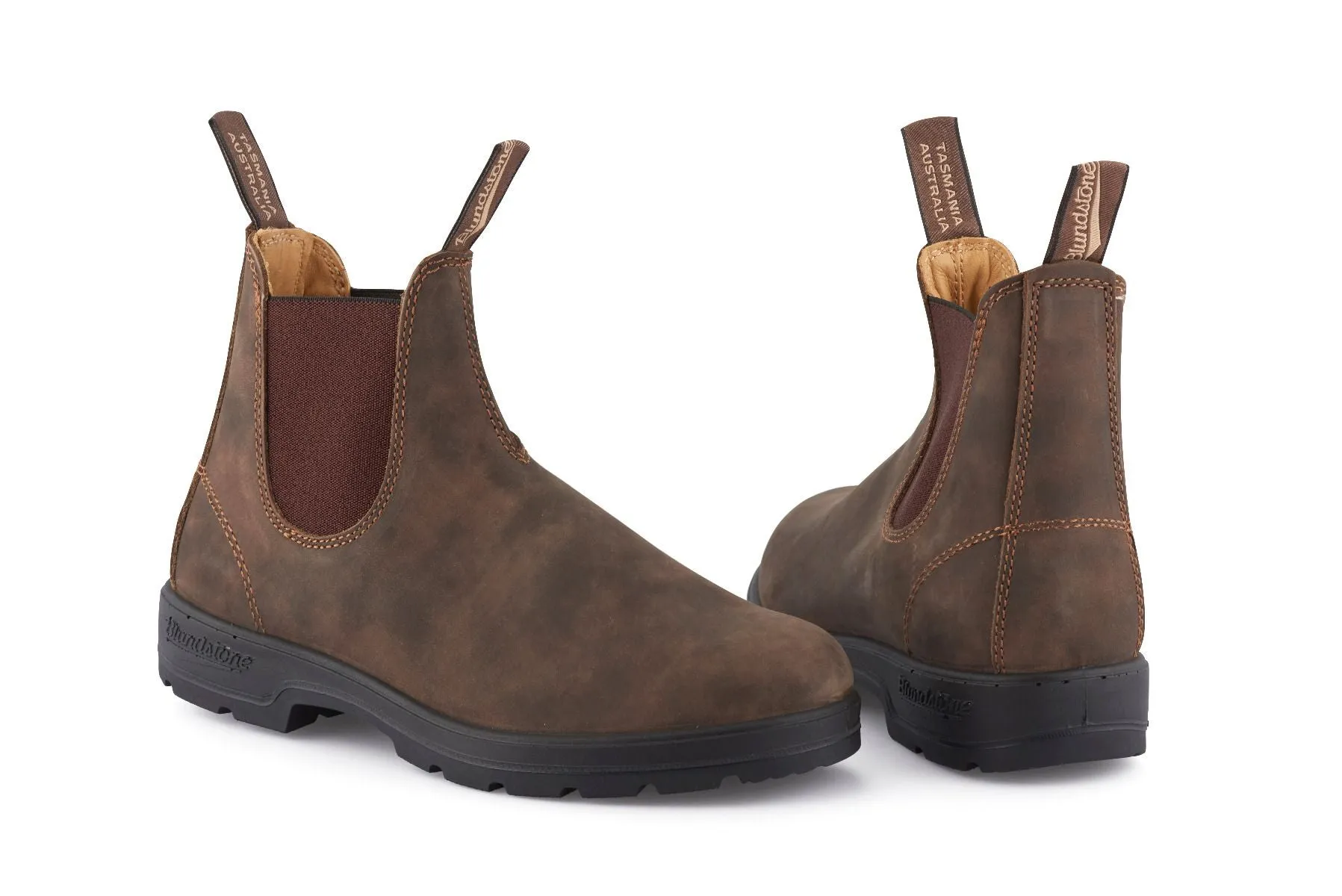 Blundstone - 585 Rustic Brown Leather Chelsea Boots