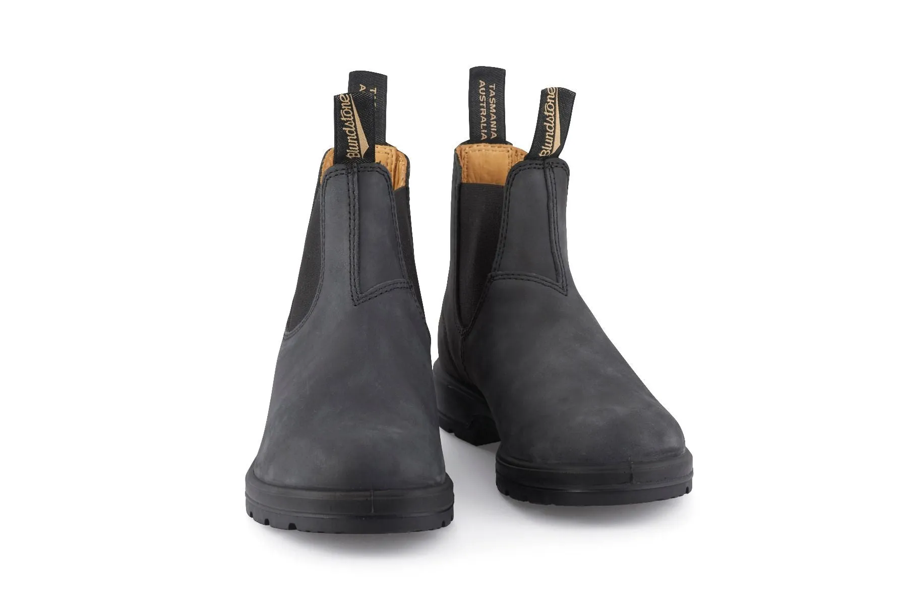 Blundstone - 587 Rustic Black Leather Chelsea Boots