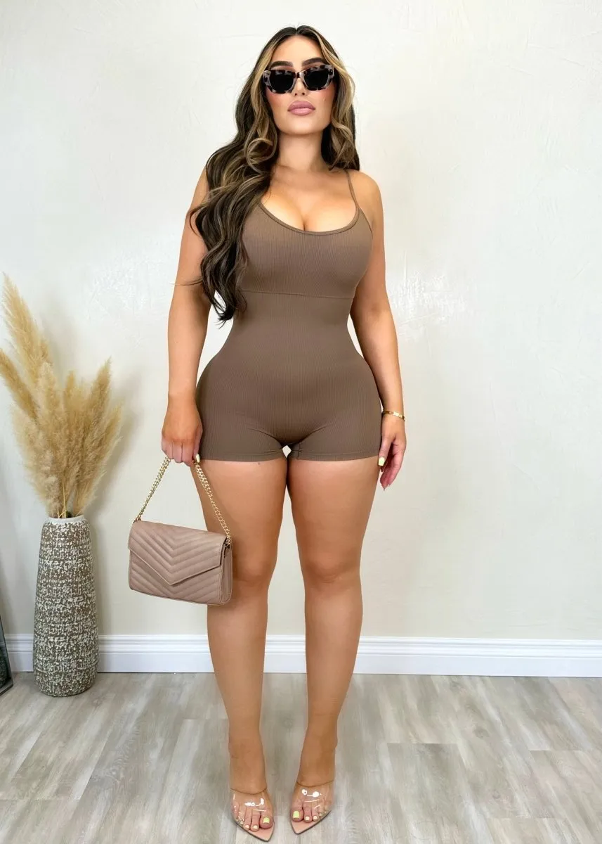 Brown romper designed for me directly.