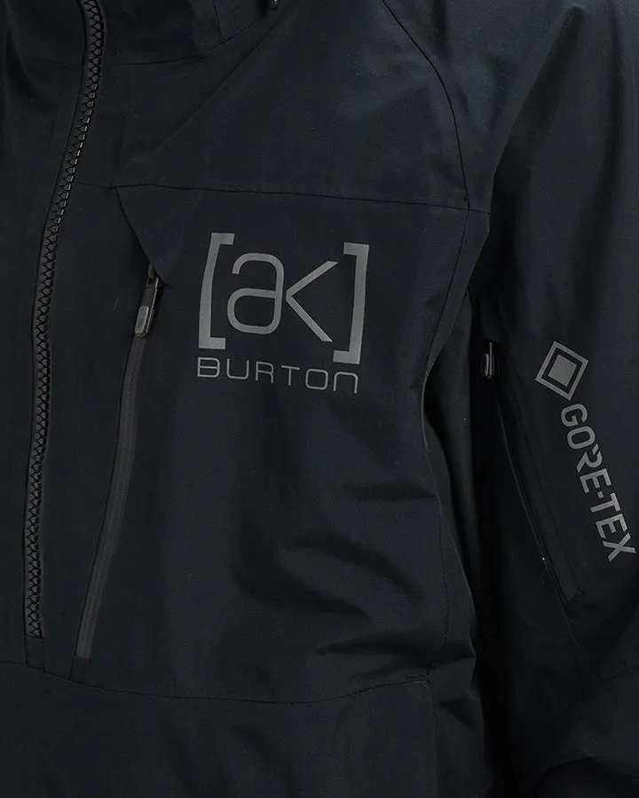 Burton ak Gore Tex Velocity Anorak Jacket - True Black