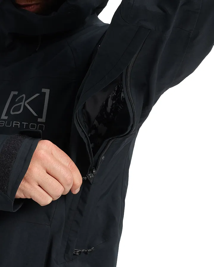 Burton ak Gore Tex Velocity Anorak Jacket - True Black