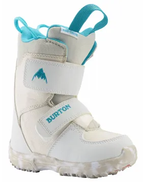 Burton Mini Grom Snowboard Boots White.