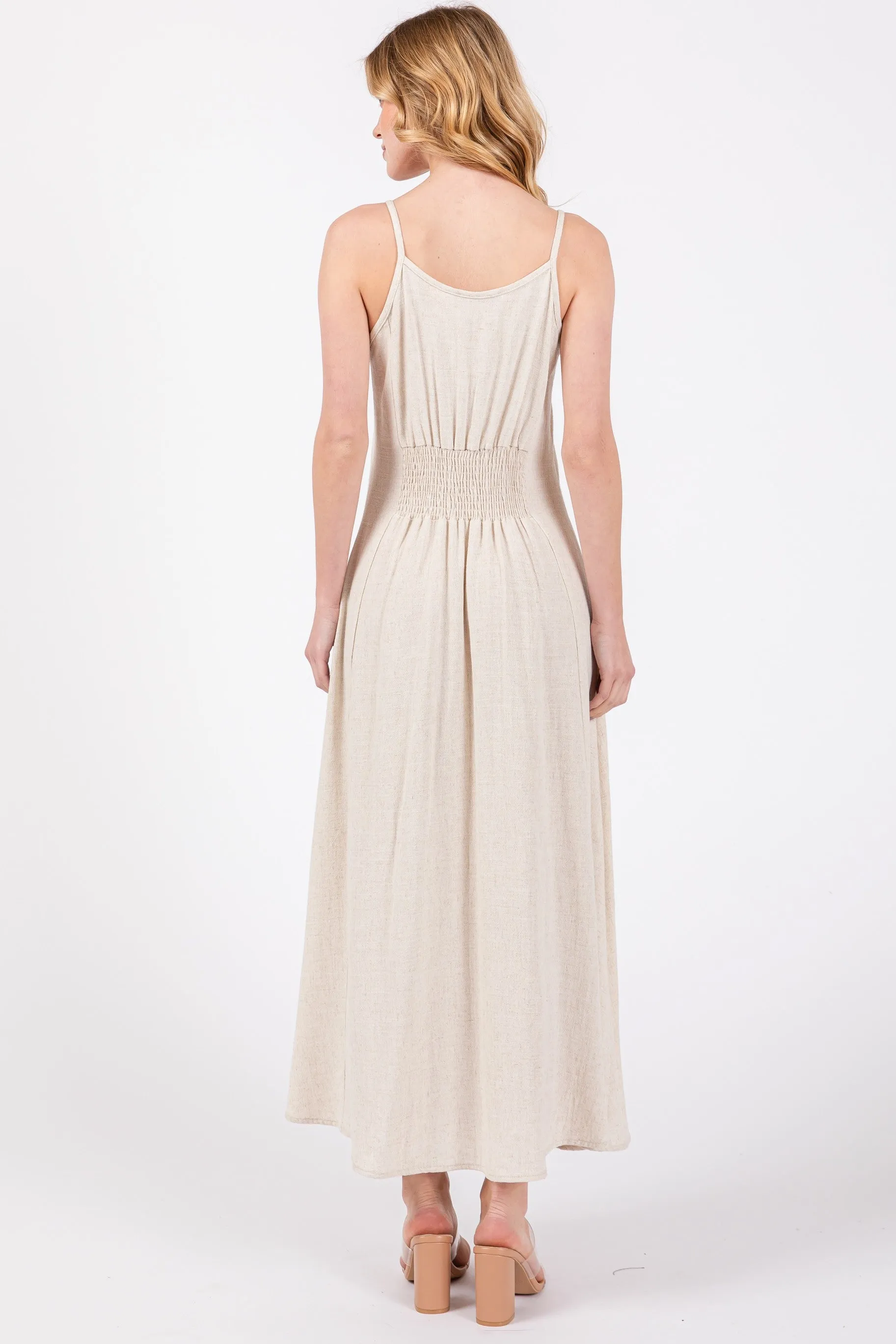 Button-front long sundress