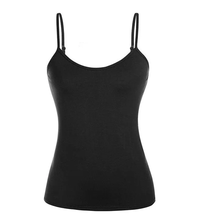 Cami Tank Top for Women - Fitted Rib-Knit