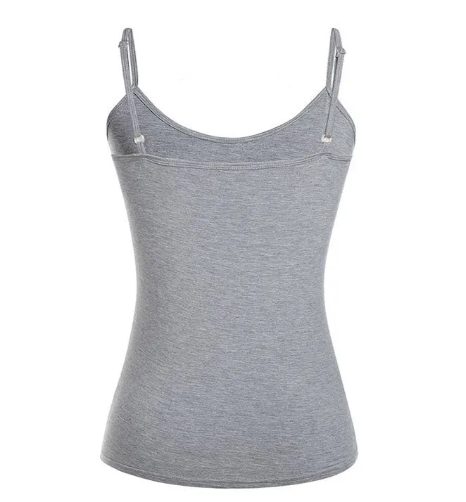 Cami Tank Top for Women - Fitted Rib-Knit