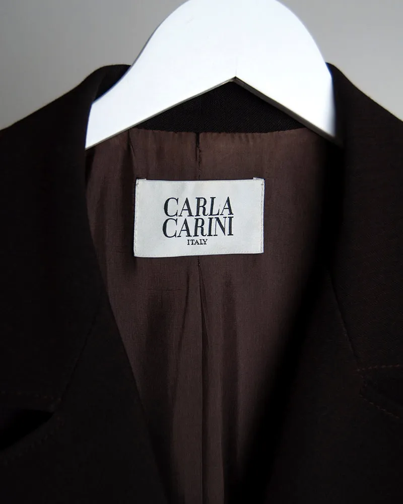 Carla Carini brown blazer