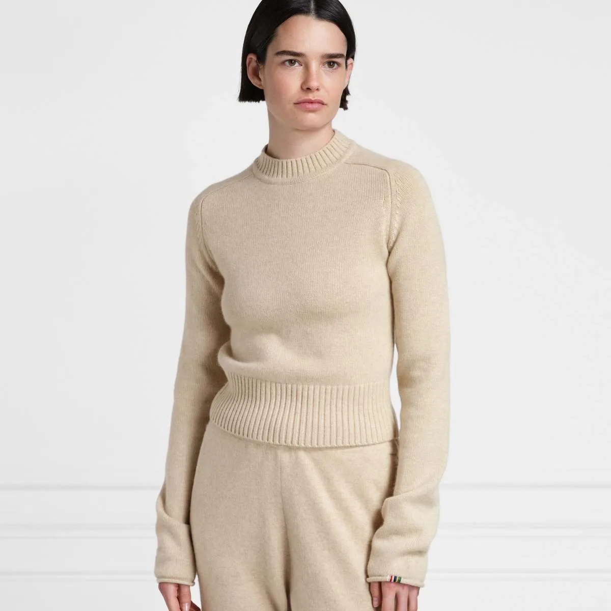 Cherie Cashmere Sweater - Latte