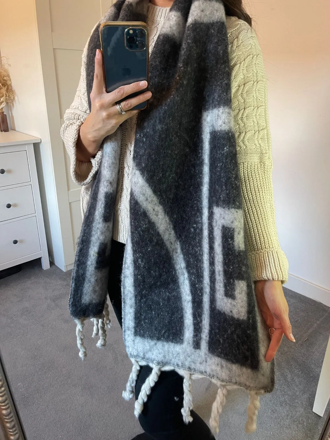 Chunky Patterned Tassel Scarf - Shop the Best Quality Tassel Scarf!