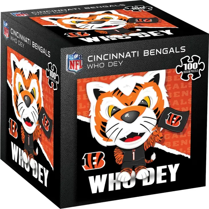 Cincinnati Bengals Mascot 100 Piece Puzzle - Get the Who Dey Puzzle Today!