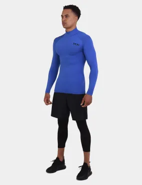 Compression Base Layer Mock Neck Hyperfusion Long Sleeve For Men