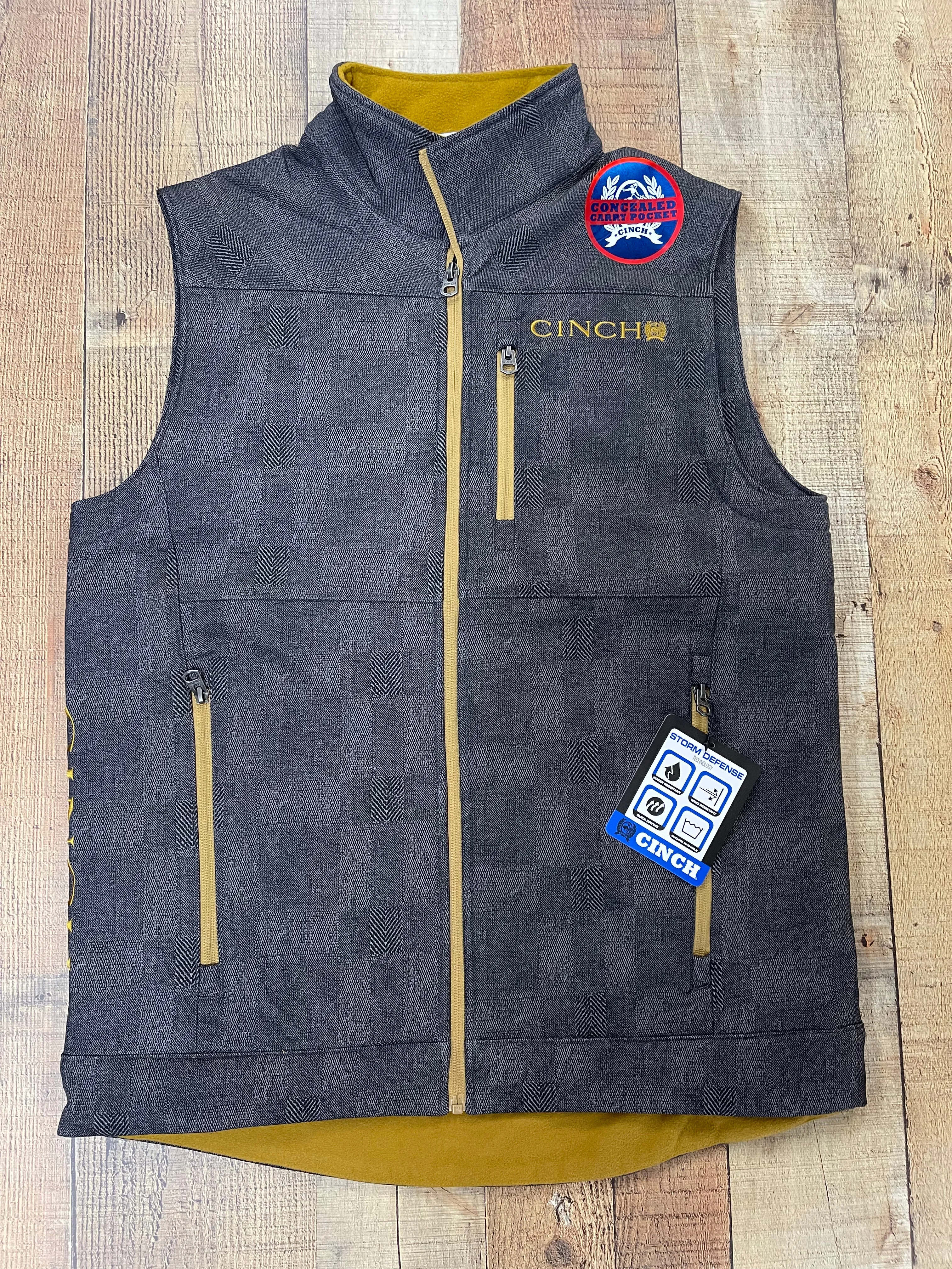 Concealed Carry Vest for Men with Cinch Bonded Design