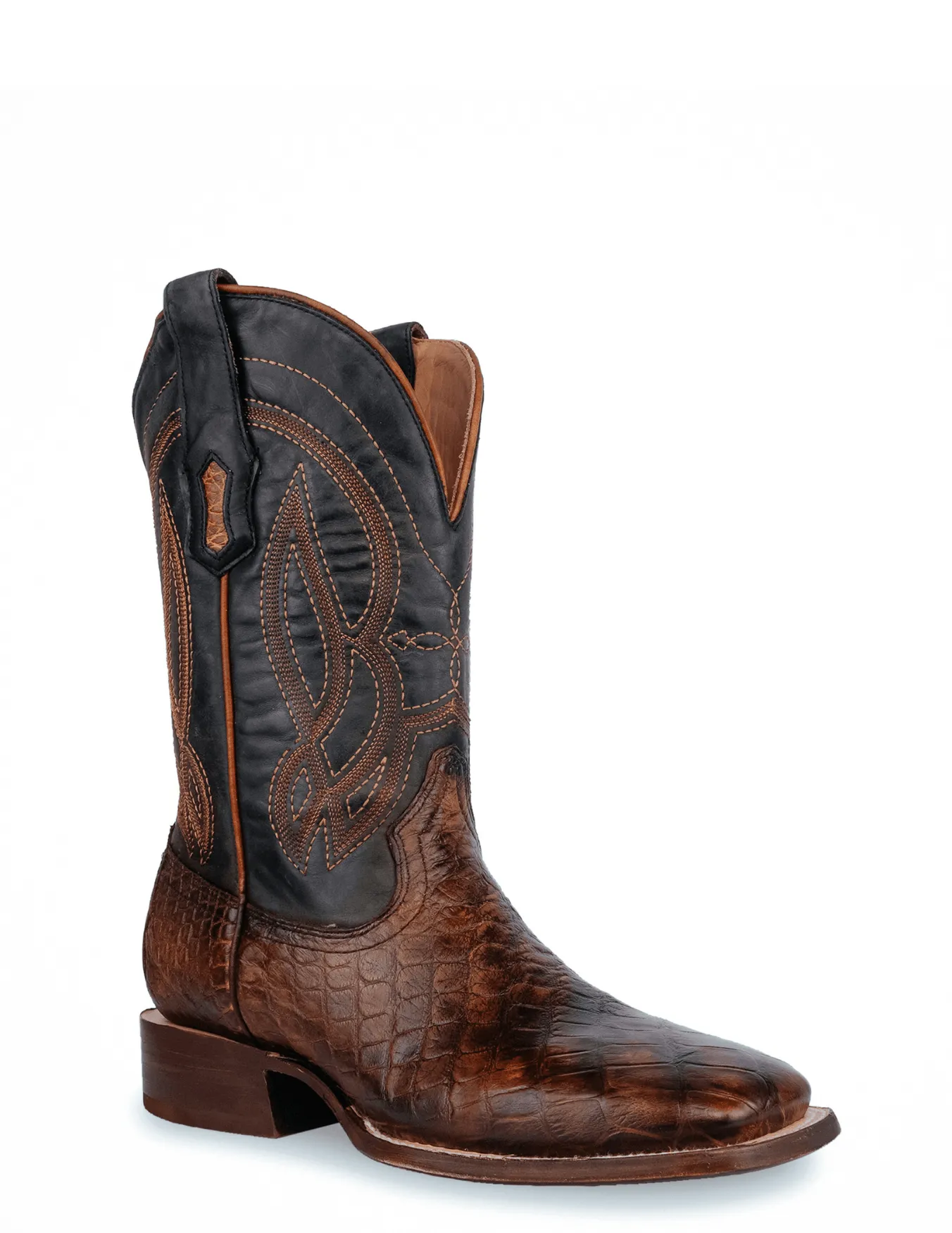 Corral Men's Black Alligator Embroidered Boots