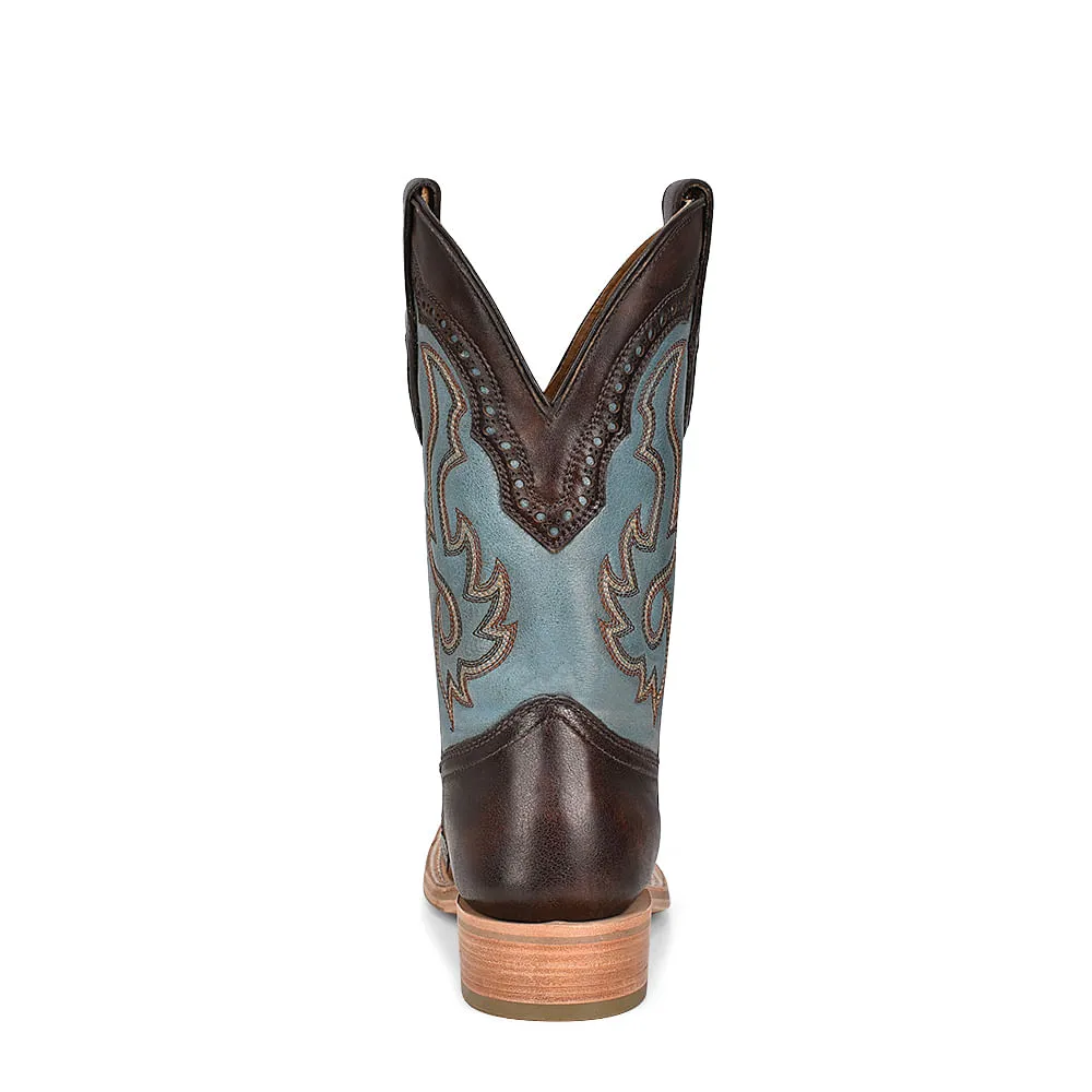 Corral Men's Brown Blue Caiman Boots