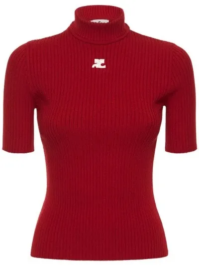 Courreges V-neck and Crew neck T-Shirts