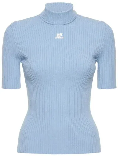 Courreges V-neck and Crew neck T-Shirts