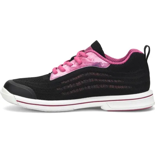 Dexter Women's DexLite Knit Bowling Shoes Black Pink