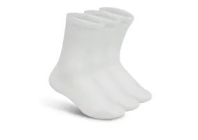 Diabetic Socks with Padded Sole - White