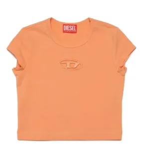 Diesel T-Shirt Orange - Logo, Affordable and Trendy!