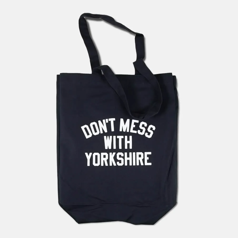 Don't Mess With Yorkshire - Rose Tote Bag Navy