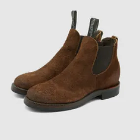 Double RL Congress roughout suede Chelsea boots.