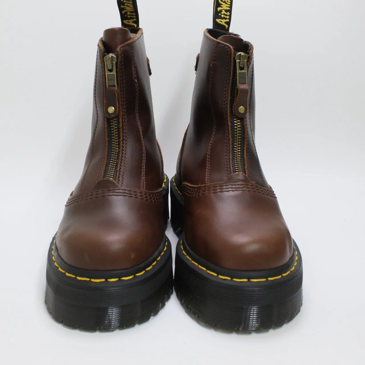 Dr. Martens Jetta Platform Boots Brown for Women