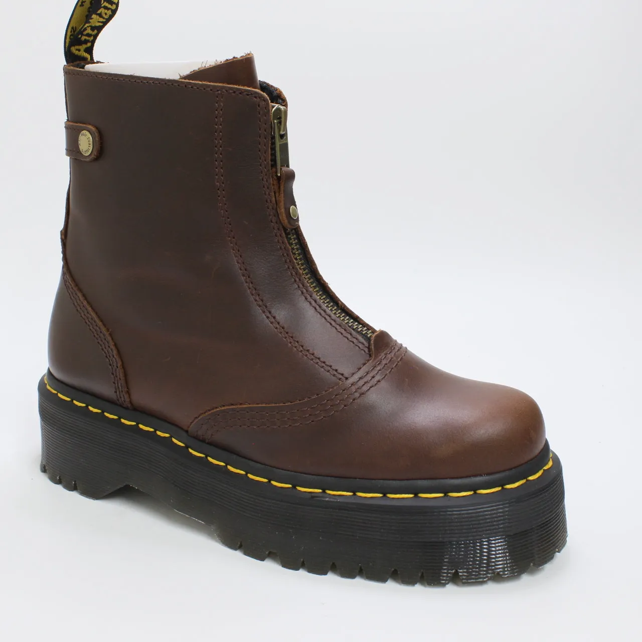 Dr. Martens Jetta Platform Boots Brown for Women