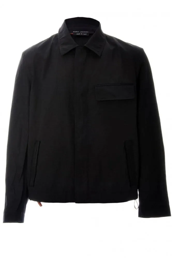 Drawstring Jacket Black