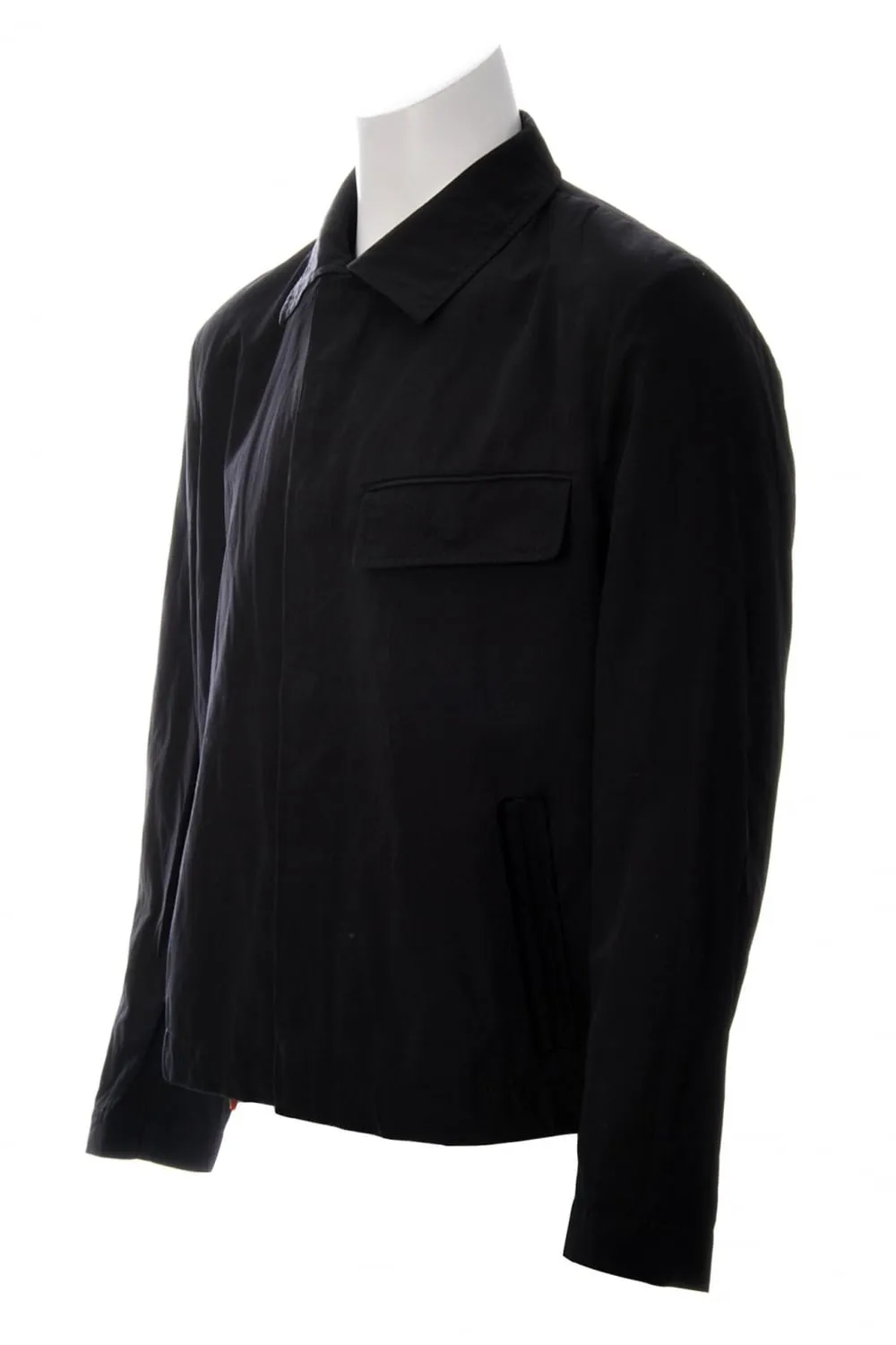 Drawstring Jacket Black