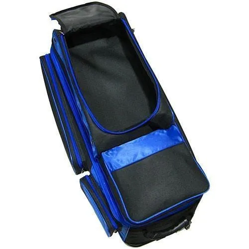 Elite Deluxe 3 Ball Roller Blue Bowling Bag