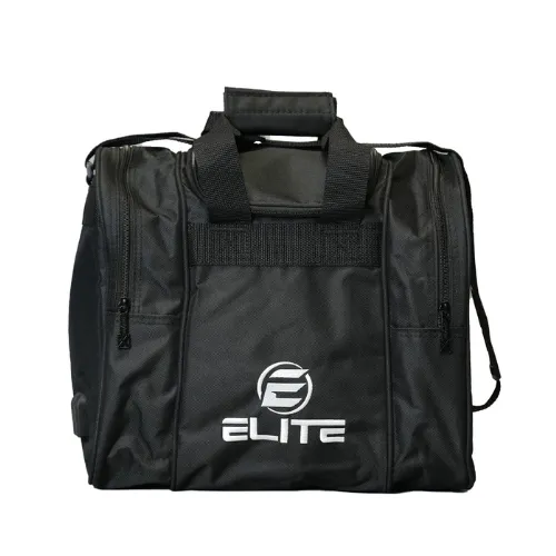 Elite Deluxe Single Tote Bowling Bag - Black