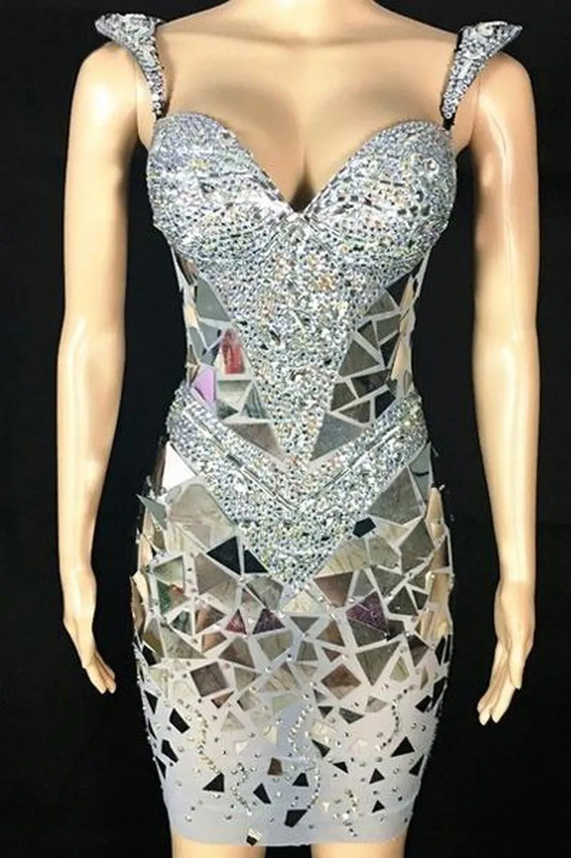 Entrance Mirror Crystal Dress