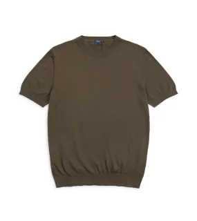 Fedeli Cotton Olive T-Shirt