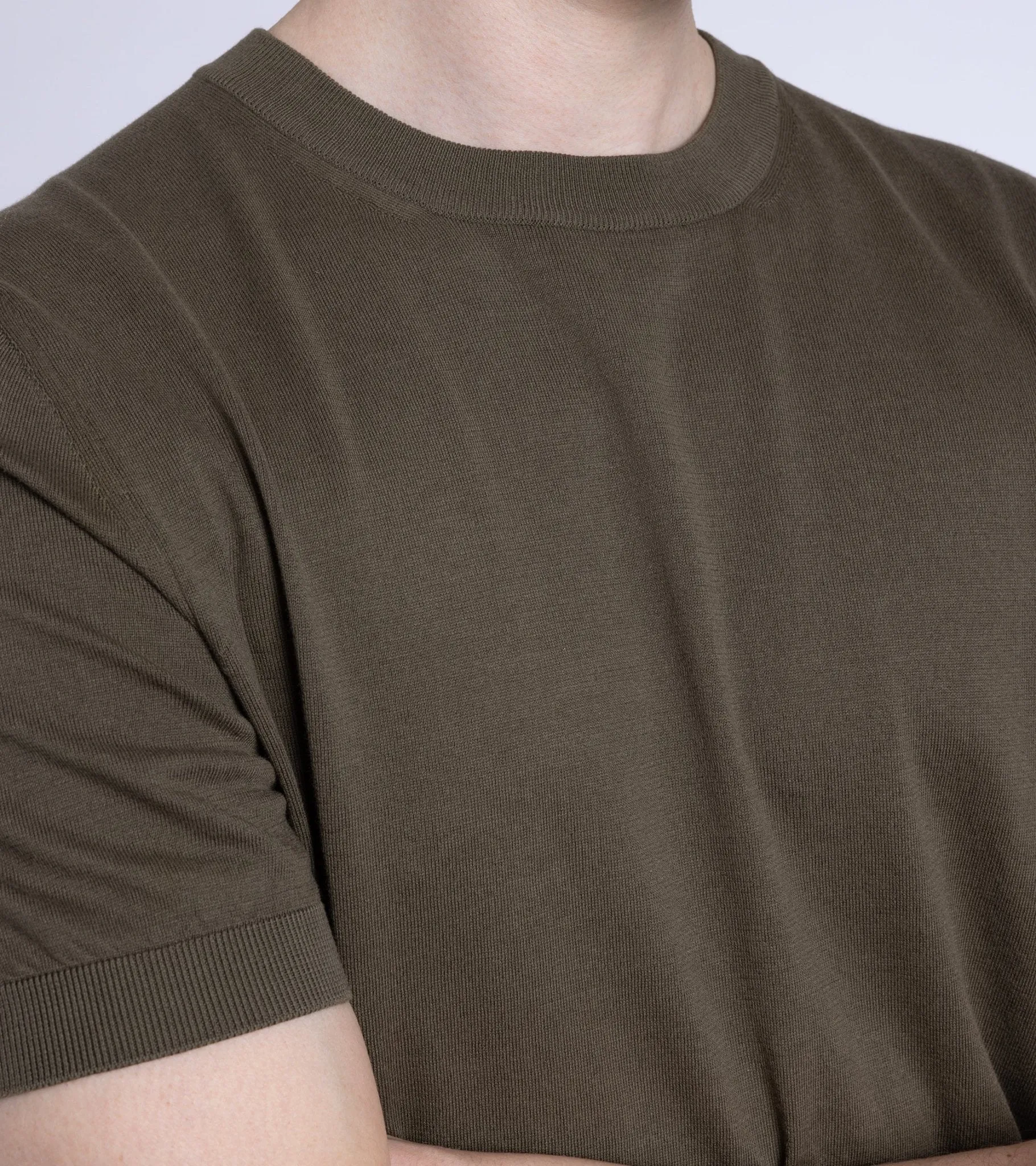 Fedeli Cotton Olive T-Shirt