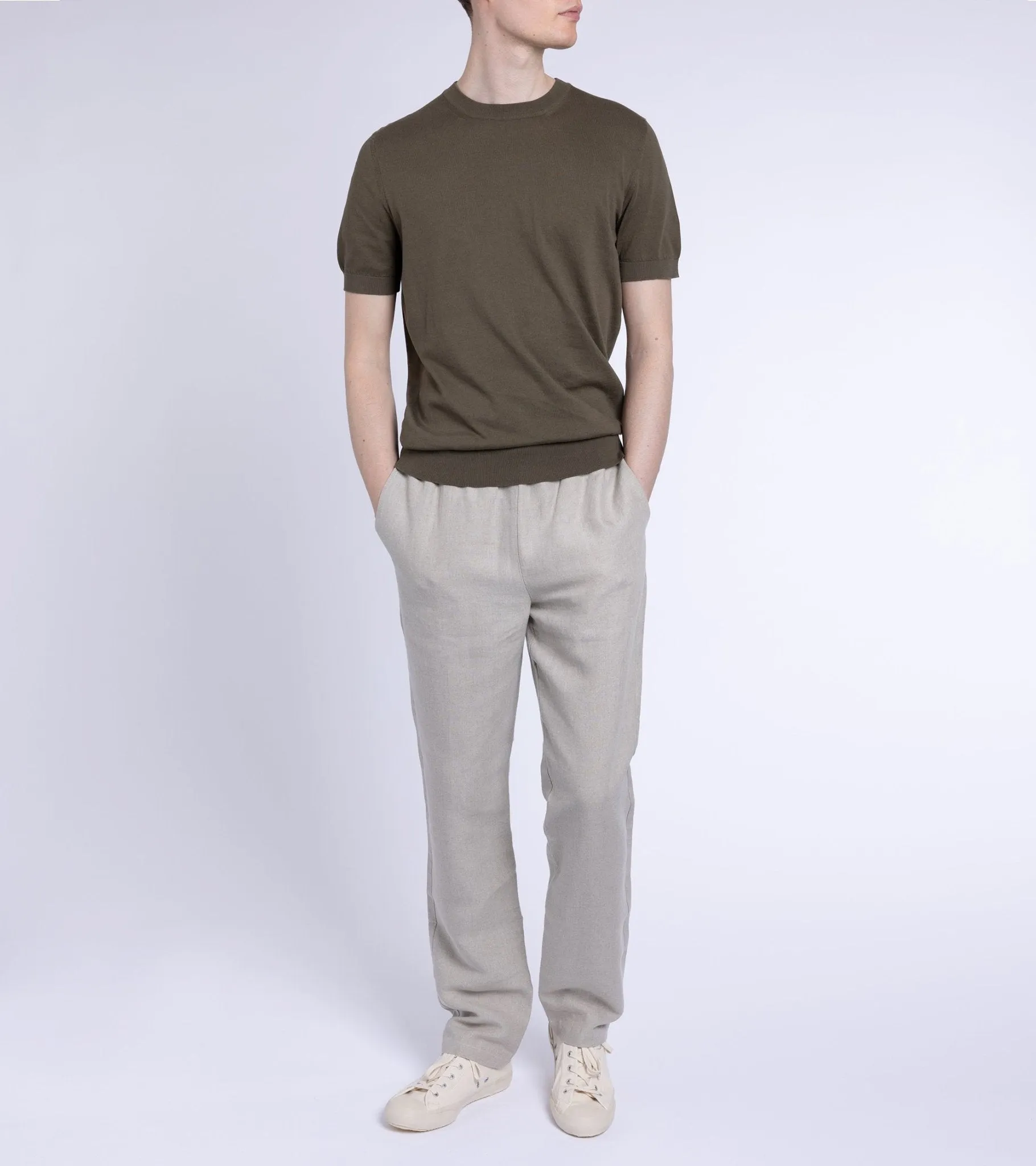 Fedeli Cotton Olive T-Shirt