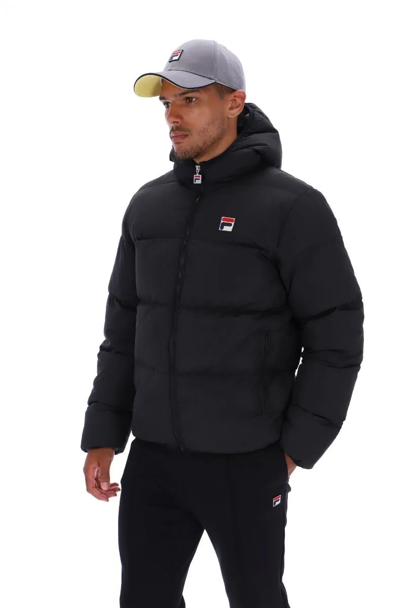 Fila Harry Heavyily Padded Jacket Black Sharkskin