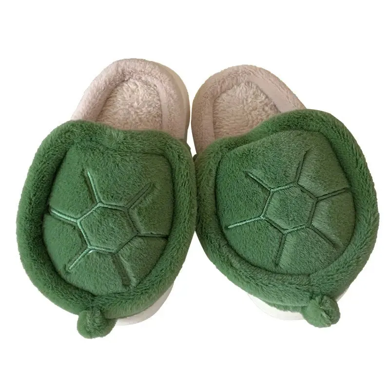 Fleece Turtle Slipper | Buy Turtle Design Slippers Online | Cozy and Stylish Slip-On Turtle Slippers | Shop Now