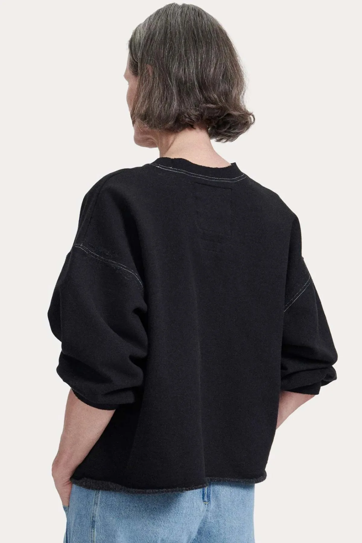 Fond Sweater - Charcoal/Black