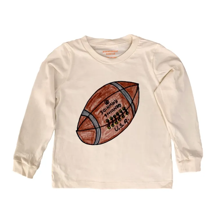 Football Organic Short/Long Sleeve Tee