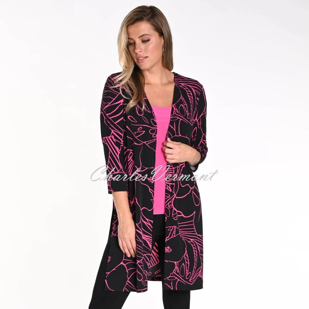 Frank Lyman Longline Printed Cover Up Jacket - Style 241486