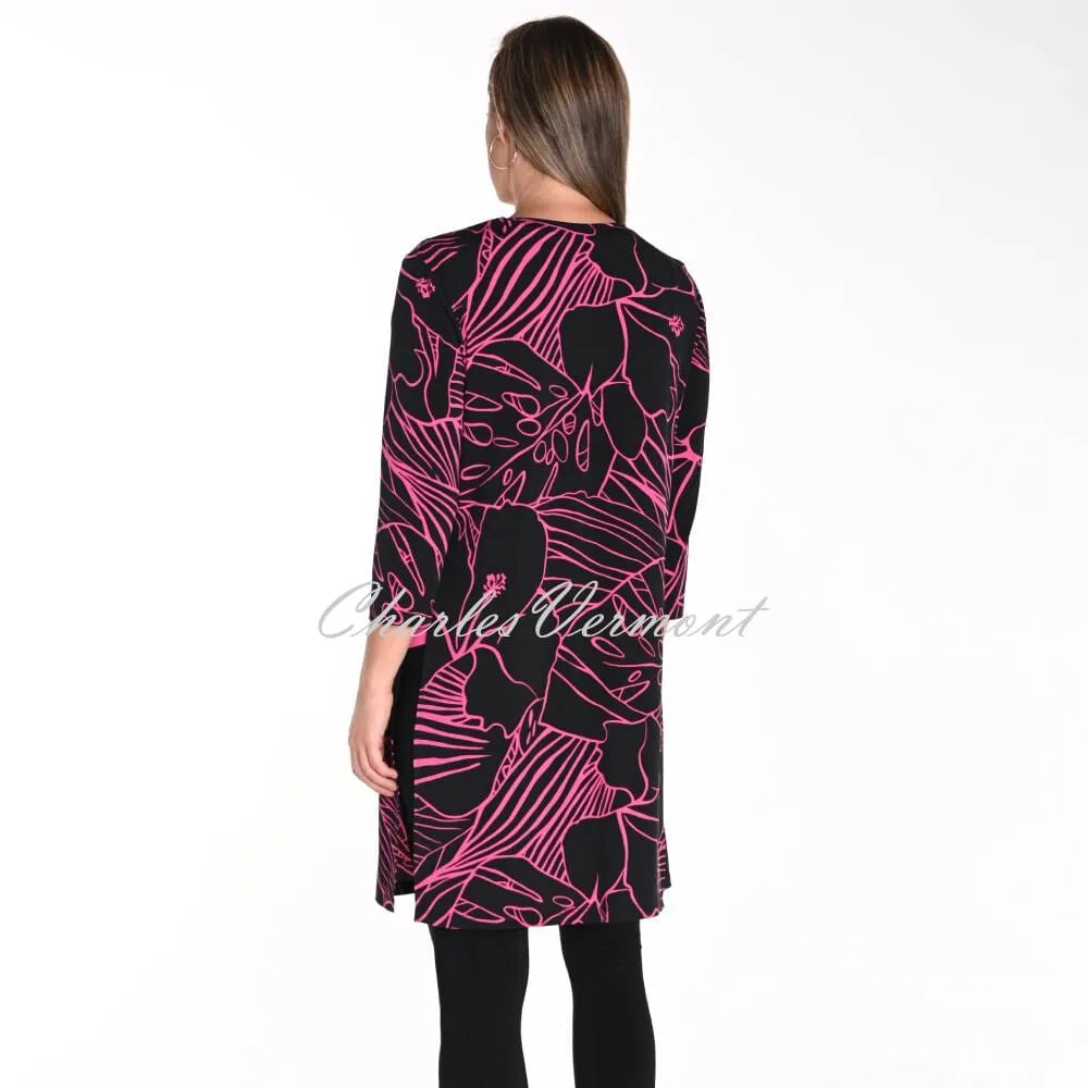 Frank Lyman Longline Printed Cover Up Jacket - Style 241486